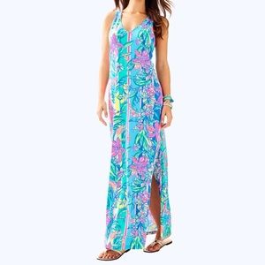 Lilly Pulitzer Kerri Maxi Dress in Easy Tiger